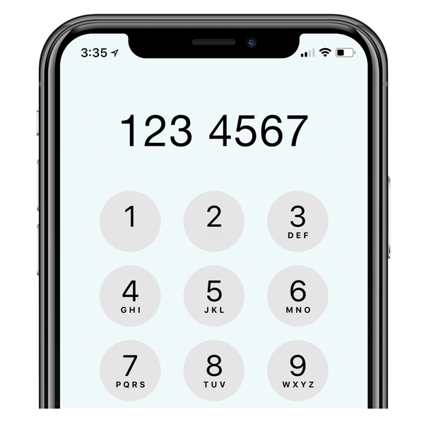 Close up of a mobile phone