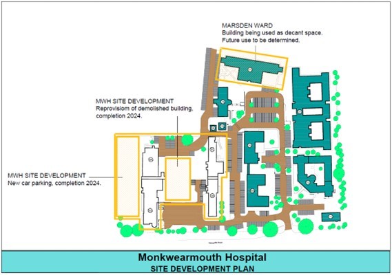 Monkwearmouth Hospital site development plan