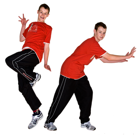 Boy dancing