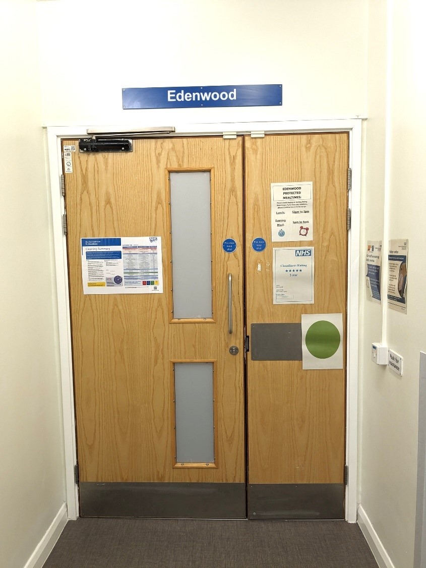 the door into Edenwood ward