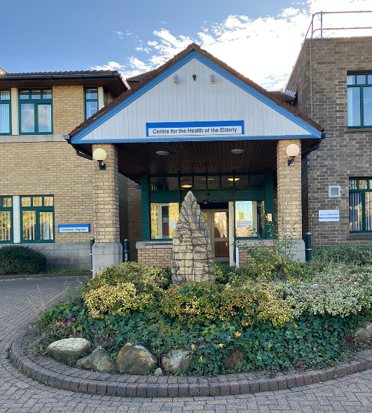 Entrance to the Centre for the Health of the Elderly