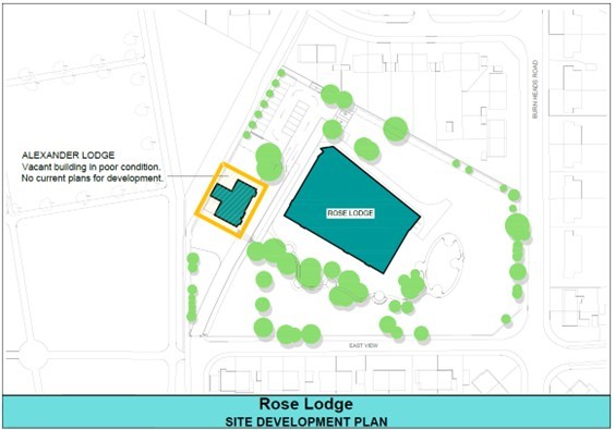 Rose Lodge site development plan
