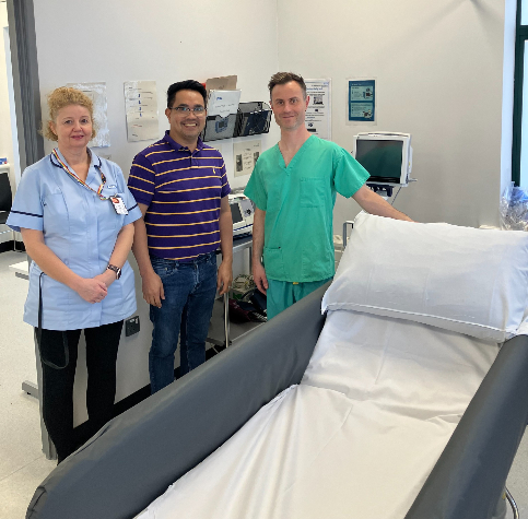 Staff in a treatment room