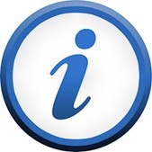 Information symbol in a circle